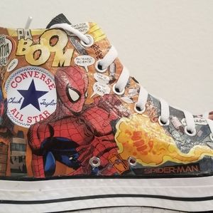 Revamped Spiderman Comic Book Converse
